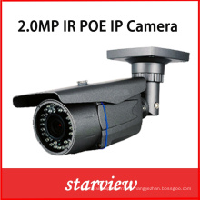 2.0MP Poe IR impermeable CCTV de red de seguridad Bullet cámara IP (WH1)